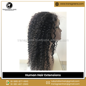 Experts in Selling Raw Unprocessed Outstanding Quality Virgin Hair Deep Curly 4x4 Closure Human Hair Extension <b>Wigs</b> for Bulk - Product Image 4