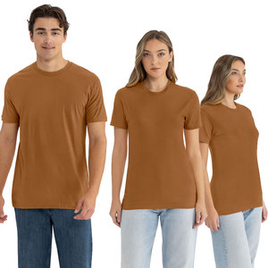 เสื้อยืดสีน้ำตาลพรีเมียมน้ำหนักเบา ขายส่ง รับสกรีนโลโก้ตามสั่ง เสื้อผ้าจำนวนมาก สำหรับแบรนด์แฟชั่นสหรัฐอเมริกา เสื้อยืดลำลอง - Product Image 5