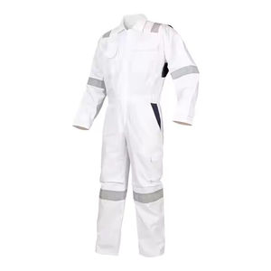 Vêtements de travail de chantier à manches longues, respirants, imperméables, ignifuges, certifiés CE, haute visibilité, polyester, OEM - Product Image 1