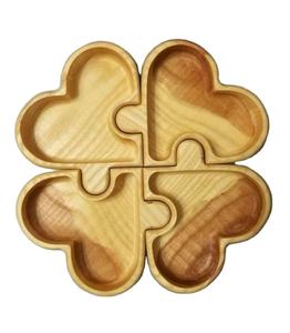 Bandeja DE SERVICIO DE MADERA personalizada mejor clasificada con asas Diseño moderno por el diseñador de madera indio a la venta - Product Image 1