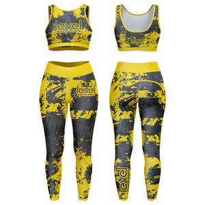 Ropa Deportiva sin Costuras al por Mayor, Ropa Deportiva para Mujer, Ropa Deportiva Activa, Conjunto de Yoga sin Costuras para Gimnasio y Fitness - Product Image 3