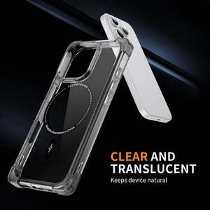 Coque de protection d'angle transparente pour iPhone 16 Pro Max 6.9 avec anneau magnétique - Product Image 4