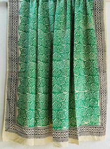 100% coton léger main bloc imprimé écharpe Jaipur traditionnel Boho Chic écharpe artisanale à la main doux coton écharpe - Product Image 4