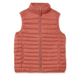 Veste matelassée classique en toile pour homme, idéale pour la randonnée en hiver, chaude, respirante, imperméable, multi-poches, sans manches. - Product Image 1