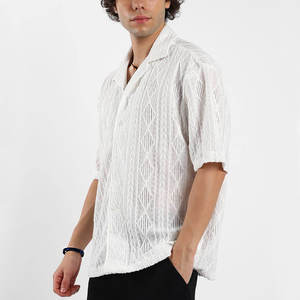 Camisas con cuello cubano transpirables y cómodas para hombre, ropa al precio más bajo, camisas con cuello cubano para hombre - Product Image 3