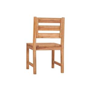 Chaise de salle à manger confortable et légère Infitia, style moderne minimaliste, fabrication en teck durable, pour extérieur, villa, hôtel, jardin, patio - Product Image 4