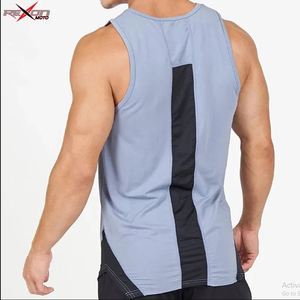 Débardeur de sport pour hommes, Logo personnalisé, emmanchures tombantes, Fitness, Singlet, entraînement, musculation musculaire, débardeur pour hommes - Product Image 6