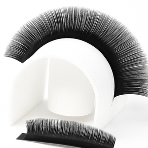 Extensions de cils naturelles noires volumineuses, plumes synthétiques, cheveux mats, bande complète, kit de cils en grappe, effet magnétique 3D - Product Image 5