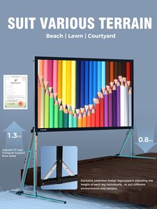 <strong>SCREEN</strong> PRO QB 180 inch Quick-fold Portable Foldable 4K Indoor Outdoor Matt White <strong>Projector</strong> <strong>Screen</strong> - Product Image 4