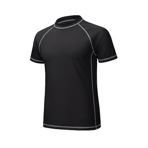 2025 nouveau respirant Stretch Polyester Compression à manches courtes MMA personnalisé éruptions cutanées Surf sport course Jogging bas actifs - Product Image 1