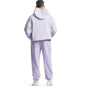 Ensemble de survêtement sport en molleton technique personnalisé 2026 pour homme, collection hiver, 100 % coton, décontracté, uni, écologique, léger, personnalisé - Product Image 5
