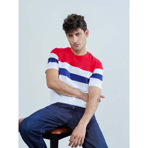 Camiseta MAELIE para Hombre, Corte Regular, con Logotipo Personalizado, Tejido de Punto, Estampada, Comprimida, Tallas Grandes - Product Image 2