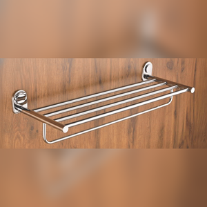 Porte-serviettes mural en laiton pour hôtel, antirouille, porte-serviettes de salle de bain, fournisseur avec plusieurs barres pour utilisation en spa - Product Image 2