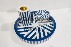 เครื่องเผาธูปของขวัญเดือนรอมฎอนชุดถาดเตาบาคเกอร์ธูปหินสีฟ้าจาก tradnary Pvt Ltd - Product Image 2