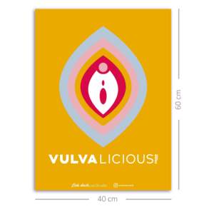 Vulvalicious <b>Poster</b> by Orion Wall Decor Made of Paper - Product Image 6
