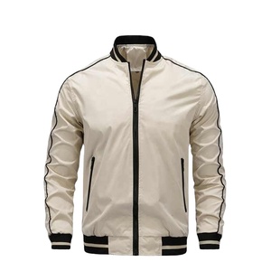 Chaqueta con cremallera completa de EE. UU. personalizada 100% algodón Térmico OEM Logotipo personalizado Hombres Chaquetas cortavientos Chaqueta cortavientos Abrigo para hombre - Product Image 1