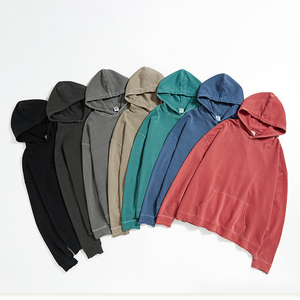 Sweats à capuche surdimensionnés Pullover Washed hoodie Unisex Custom High Quality 100% Cotton streetwear heavyweight French Terry - Product Image 6