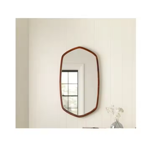 <b>Wooden</b> <b>Wall</b> <b>Mirror</b> with Ornate <b>Wooden</b> Frame for Bedroom Living Room Hallway and Home Decoration by Azora Industries - Product Image 4