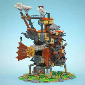 For <strong>Lego</strong> MOC Anime Display Case Le Chateau Ambulant - Product Image 5