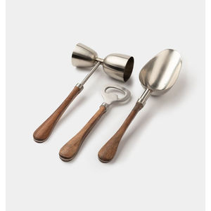 Juego de Herramientas de Barra de Plata con Mango en Forma de Diamante con Base, Kit de Cócteles de Lujo, Perfecto para Bares Caseros, Restaurantes y Fiestas, de la India - Product Image 2