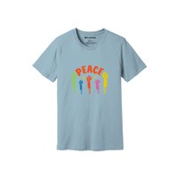 T-shirt décontracté 100% coton avec impression de thèmes de gentillesse 3D 12 options de couleur 160-180 Placement de conception personnalisable GSM lourd