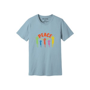Camiseta informal de algodón 100% con temas de bondad 3D Imprimir 12 opciones de color 160-180 Colocación de diseño personalizable GSM pesado - Product Image 1
