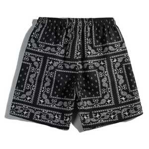 Pantalones cortos informales con cordón para niño, pantalones cortos de malla transpirable de secado rápido, cintura media, pantalones cortos elásticos teñidos lisos - Product Image 2