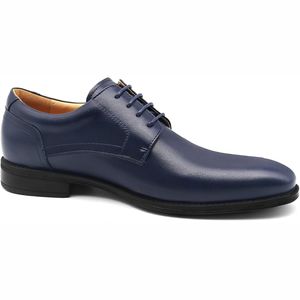 รองเท้าหนังกันลื่นสำหรับผู้ชายกันลื่นใส่กลางแจ้งสีพื้น - Product Image 2