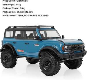 YIKONG YK4083 <span class=keywords><strong>V2</strong></span> 1/10 RC Crawler 4WD avec essieux portiques, différentiel indépendant à blocage, ESC Hobbywing 80A 2 vitesses, servo 25KG, qualité hobby, RTR - Product Image 1