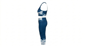 Conjuntos de Yoga Reversibles de Alta Calidad para Mujer, Tallas Grandes, Transpirables, Personalizables, Sin Costuras, Antiarrugas, de Secado Rápido, Ligeros, de 2 Piezas, para Gimnasio - Product Image 2