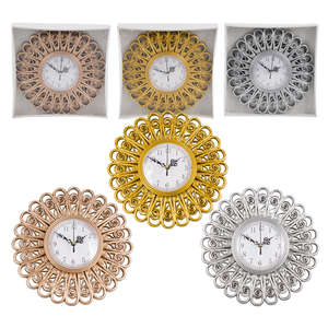 RELOJ DE PARED-10 PULGADAS en 3 COLORES SURTIDOS PLÁSTICO - Product Image 1