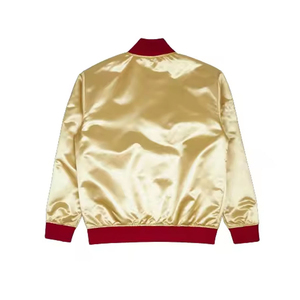 2026 meilleure vente nouveau personnalisé printemps broderie Souvenir luxe Satin vol hommes Baseball vestes pour hommes vestes - Product Image 2