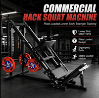 Equipo de Fitness Comercial, Máquina Multifuncional para Hacer Sentadillas en Casa, Máquina de Pedales Invertidos para Gimnasio, Entrenador de Piernas
