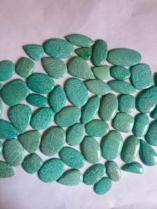 พลอยอเมซอนธรรมชาติอัญมณีหลวมสำหรับทำเครื่องประดับหินขัดที่มีคุณภาพตามสั่ง - Product Image 6