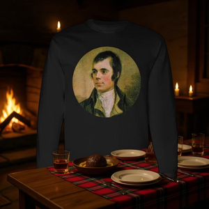 T-shirt à manches longues Burns Night du poète écossais - Produit promotionnel - Product Image 3