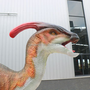 Dinosaure animatronique Parasaurolophus de la période jurassique, réaliste en métal, pour les parcs à thème, les centres commerciaux et les aéroports - Product Image 2