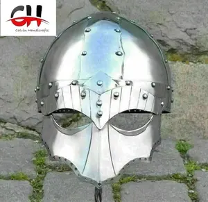 Casco Viking Steiner Medieval Armadura de Caballero Réplica de Casco.