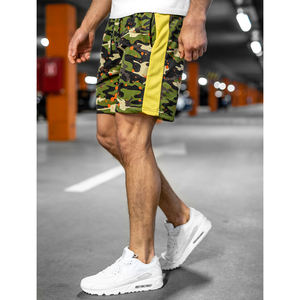 Mens running camo shorts lightweight quick dry activewear with <b>elastic</b> waistband and inner lining for training and gym wear - Product Image 6