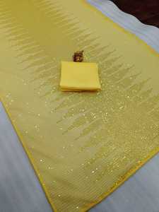 Meilleure vente Saree traditionnel indien classique avec belle séquence de travail et couleur riche Georgette Saree de l'Inde Boutique - Product Image 3