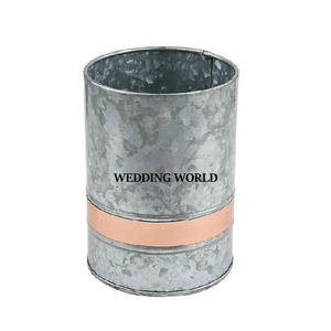 Four Compartment Galvanized <b>Utensil</b> <b>Holder</b> Customized Finished Flatware Caddy <b>Kitchen</b> Ware Countertop <b>Utensil</b> <b>Holder</b> - Product Image 3