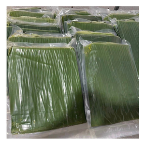 Envoltura de hoja de plátano fresco para envolver pasteles tradicionales, comida y estilo de presentación de cocina ecológica - Product Image 4