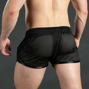 Nouvelle vente chaude hommes maille sport entraînement musculation été Shorts entraînement Fitness GYM court pour hommes - Product Image 4