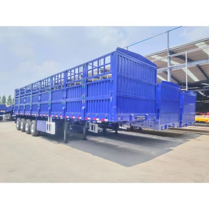 Suministro al por mayor de nuevo remolque de acero de 4 ejes para ganado con valla alta, semirremolque para transporte de ganado, capacidad de carga de 20001-25000 kg - Product Image 5