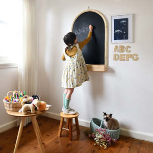 Tableau noir à dessin en rotin à prix abordable petites planches à craie en bambou noir pour la décoration - Product Image 6