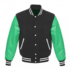 Veste bomber surdimensionnée pour homme, veste de baseball personnalisée avec logo, style universitaire, vêtements de mode, haut streetwear - Product Image 2