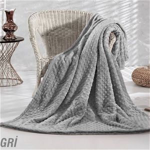 Manta individual Pearl Grey original de 150x220 cm con bolsa de PVC para ropa de cama - Product Image 1