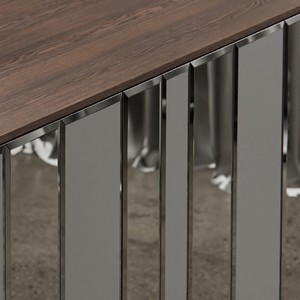 Italian Design Contemporary Wood Buffet Cabinet High-End Mozart <b>Sideboard</b> <b>Storage</b> for Luxury Home Hotel - Product Image 5