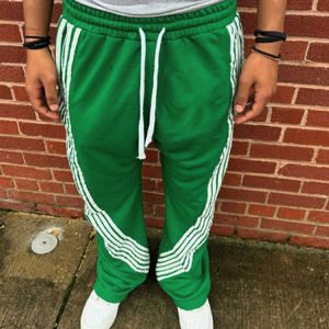 Pantalon décontracté pour homme, nouveau, tendance, à la mode, imprimé DTG, pantalon de survêtement évasé pour homme - Product Image 5