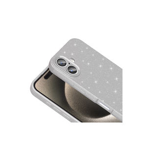 Funda de Silicona con Brillantina de Lujo para iPhone 16 Plus, Funda Protectora de Primera Calidad con Función de Protección para el Teléfono - Product Image 5