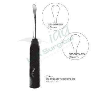 Elevadores Espinales Cobb de Alta Calidad, Ortopédicos, Curvos, con Acabado Arenado, Mango de Acero Inoxidable, Fuente de Alimentación Manual - Product Image 6